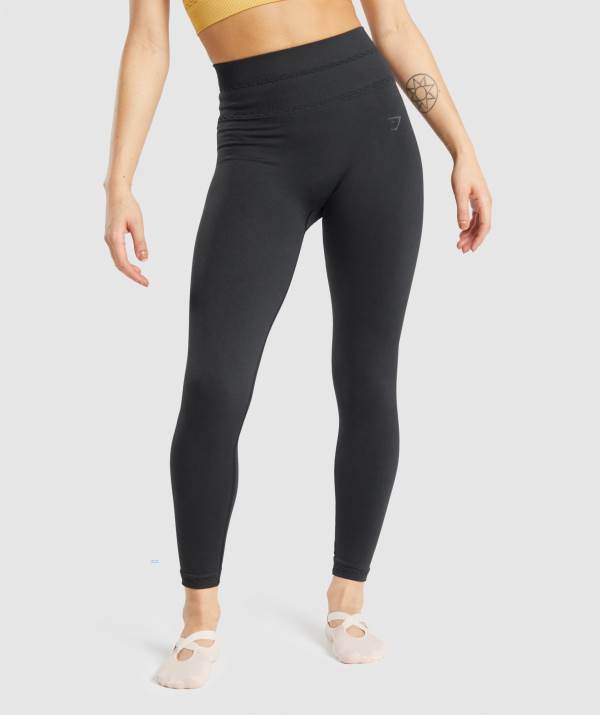 Damske Legíny Gymshark Studio Čierne | ME6371285
